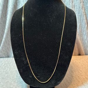 Monet Vintage Gold Tone Chain Necklace Original